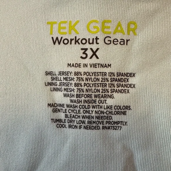 Tek Gear Women's Abstract Sports Bra - Blue, Purple, Yellow - Picture 5 of 5